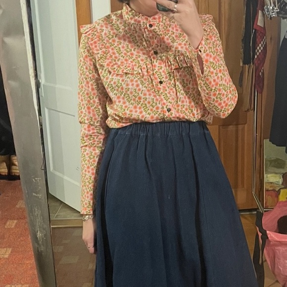 Orla Kiely Pink Floral Blouse - Picture 8 of 8